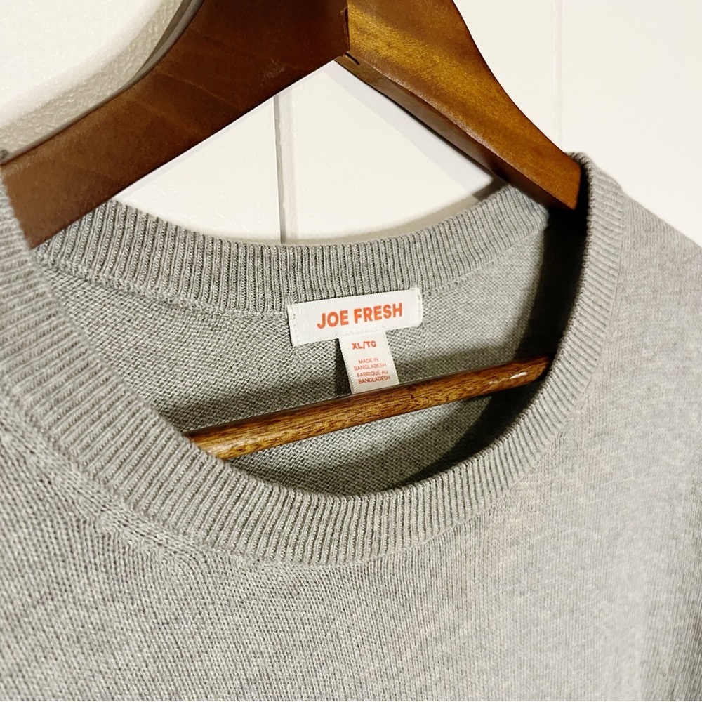 Joe Fresh Grey Long Sleeve Top. Size XL. - Picture 2 of 5